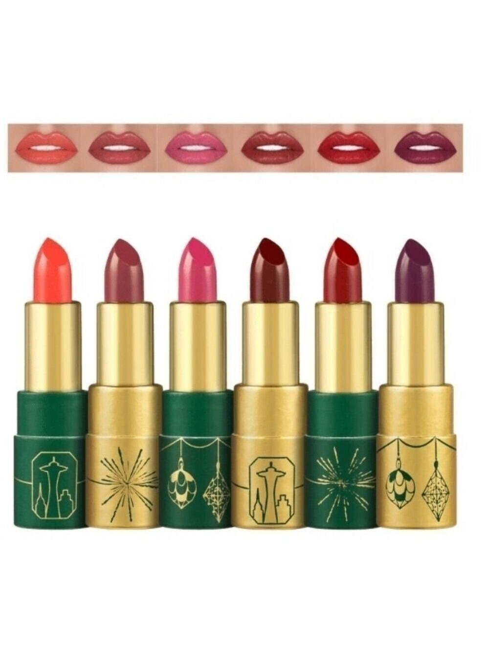 CARGO COSMETICS GEL LIPSTICK SET 6-PIECE TRAVEL SIZE - Picture 2 of 4